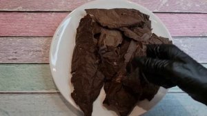 Кора  из шоколада/глазури для торта.