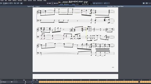 Dua Lipa Don t Start Now cover with guitar pro tabs смотреть онлайн