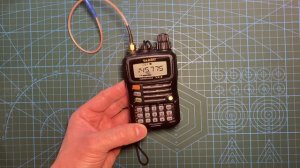 Работа Yaesu VX6R а внешнюю антенну Diamond X510