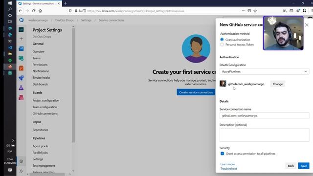 [DevOps Drops] Como adicionar um repositório GitHub no Azure DevOps смотреть онлайн