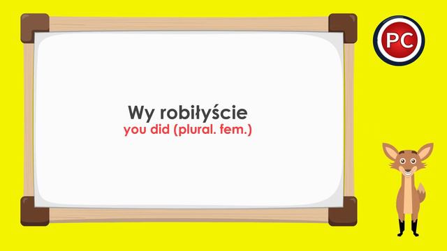 Robić the verb to do past tense in Polish смотреть онлайн