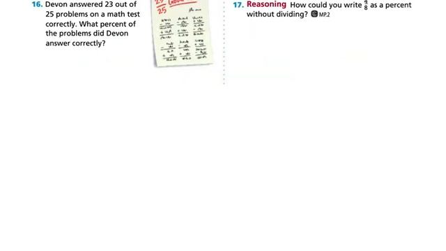 6-2 Relate Fractions, Decimals, and Percents part 2 смотреть онлайн