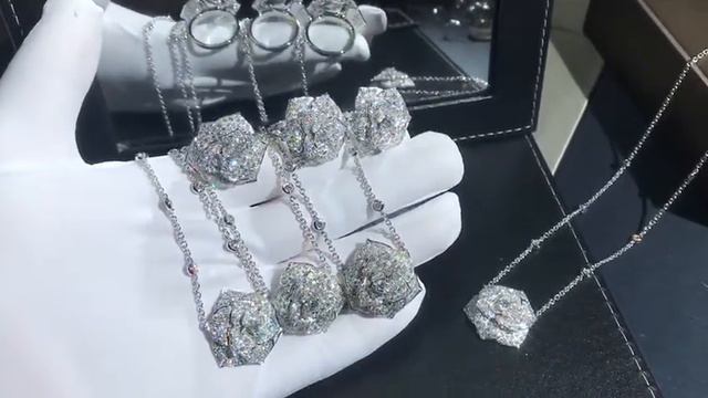 PIAGET ROSE RING In 18K White Gold Full Diamonds смотреть онлайн