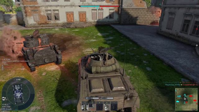 M8 LAC "Greyhound" storming the city! | Poland | War Thunder gameplay смотреть онлайн