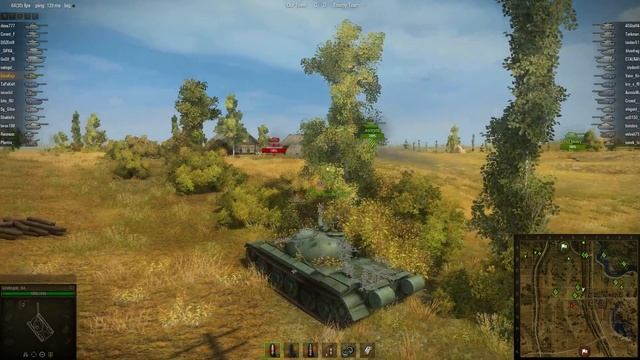 World of Tanks - T-62A or 121 Test Server 8.3 - [1-1-2013 Day 4] смотреть онлайн