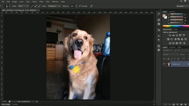 How to use the color replacement tool in Photoshop смотреть онлайн