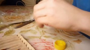 16 выпуск- Как покрасить капельницу для плетения.