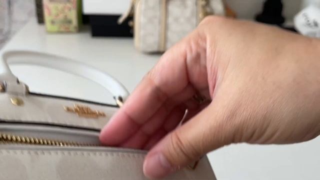 Coach Mini Rowan (Outlet) Vs Coach Ruby Satchel 18 (Retail)…what’s The Difference? What Fits?