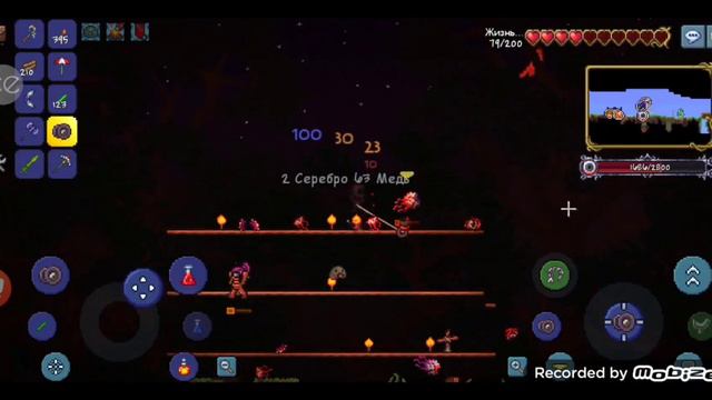 нуб в террарии #3 название серии глазастые. #terraria смотреть онлайн