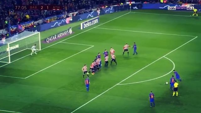 Гол месси в ворота Атлетик Бильбао 3:1 смотреть онлайн