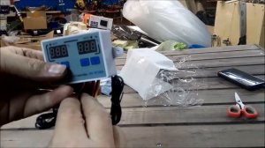 Обзор терморегулятора XK-W1088  10 А,  двойной, для коптилень,инкубатора, брудера