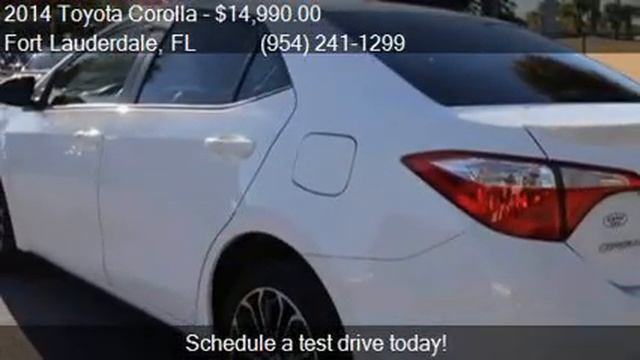 2014 Toyota Corolla S Plus for sale in Fort Lauderdale, FL 3 смотреть онлайн