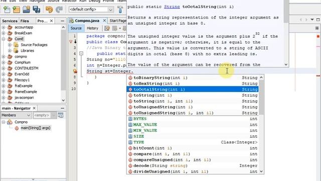 Java Binary to Octal Conversion смотреть онлайн
