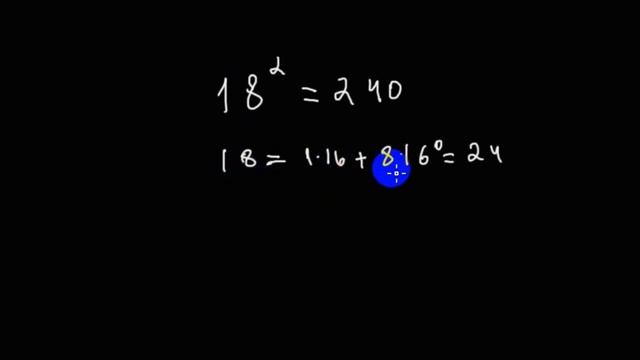Полезные мелочи | возведение в квадрат в шеснадцатиричной системе исчисления