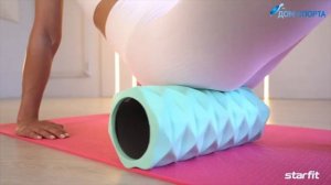 Массаж с помощью ролика. Упражнения на массажном валике.