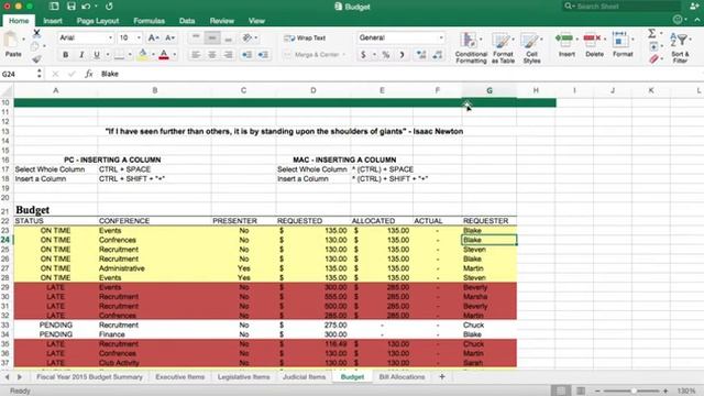 Excel - Inserting A Column with Keyboard Shortcuts - Mac & PC смотреть онлайн