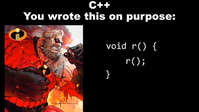 Mr Incredible Becoming Evil C++ You Wrote This on Purpose смотреть онлайн