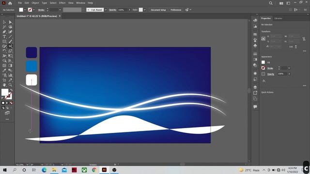 Adobe Illustrator CC Tutorial - How to create an Elegant Modern Background Design смотреть онлайн