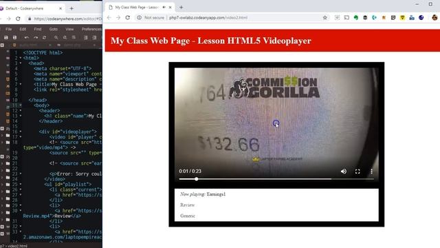 Ugly HTML5 Video Player смотреть онлайн
