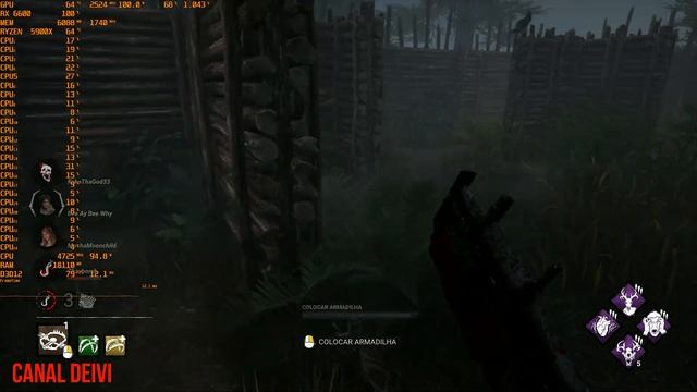 Dead by Daylight RX 6600 + R9 5900X + 64GB RAM CL16 Teste/Gameplay смотреть онлайн