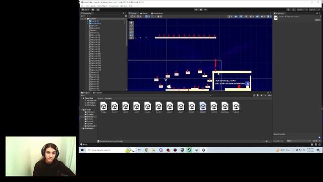 I made my first platformer in unity by 3 days - HARDCUBE GAME смотреть онлайн