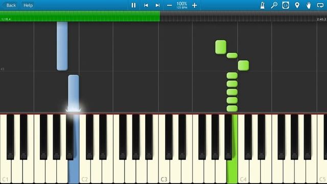 Michel Telo - Bara Bere [Piano Tutorial] Synthesia смотреть онлайн