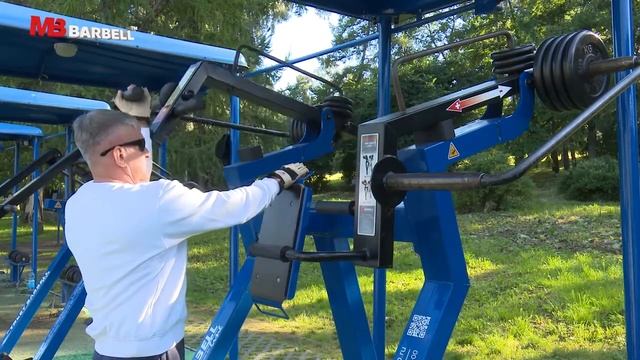 Жим вверх стоя с изменяемой нагрузкой MB Barbell MB 7.29 смотреть онлайн
