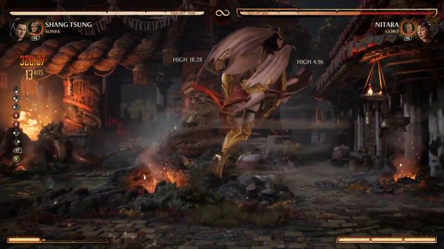 Shang Tsung Morph Combo (Nitara) - Mortal Kombat 1 (2023) - MK1 смотреть онлайн