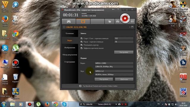 Как Скачать и Установить Bandicam смотреть онлайн
