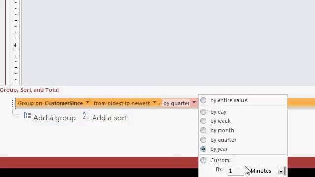 How to Group Records by Dates (Year, Month, etc.) in Microsoft Access Reports смотреть онлайн