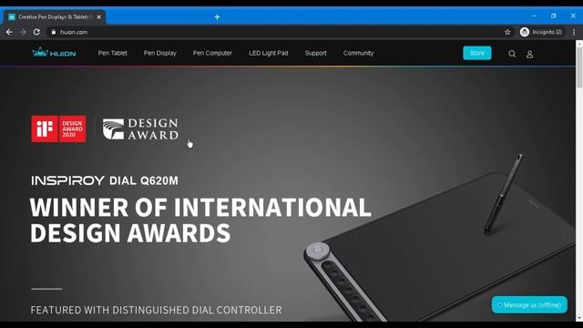 Huion H640P Unbox and Driver Install Setup смотреть онлайн