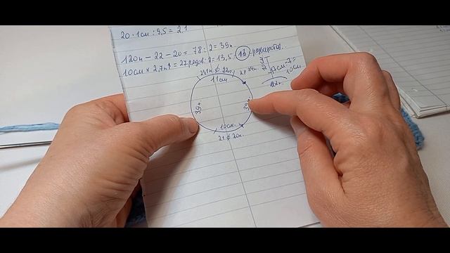 Капор спицами.Подробный МК.Часть1. смотреть онлайн