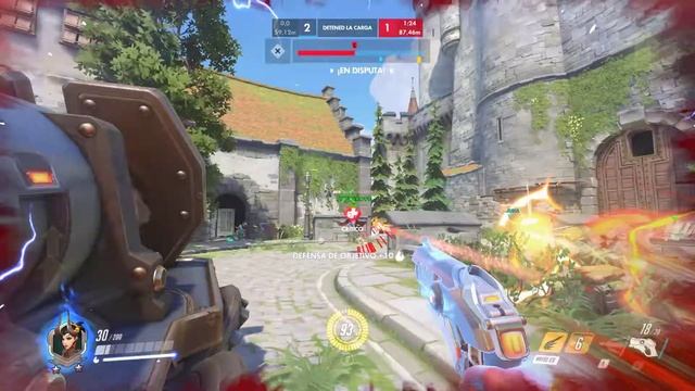 Alvaro y Yo los mejores defensores de la carga. Overwatch смотреть онлайн