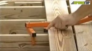 Инструмент для стяжки деревянных половых досок, шпунта, балок КРЕПЫШ-19 от Прямогор
