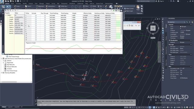 Adding Floating Curves to an Alignment in Civil 3D 2018, 2019, 2020, 2021 смотреть онлайн