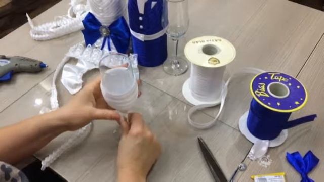 Изготовление свадебных бокалов смотреть онлайн
