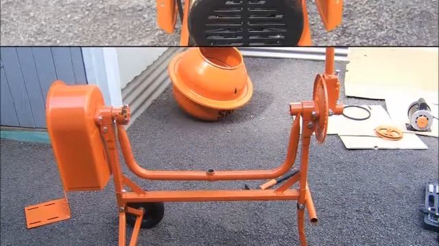 БЕТОНОМЕШАЛКА SKIFF SM 700 сборка смотреть онлайн