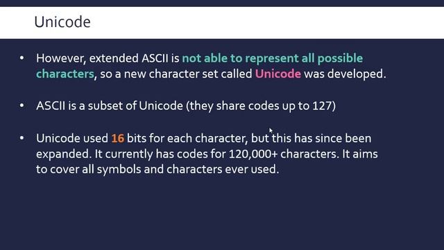 Representing Text in Binary (ASCII & Unicode) смотреть онлайн