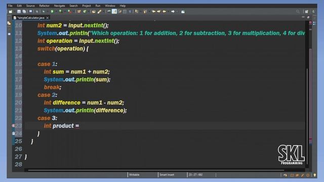 SKL: Calculator | Java | Eclipse IDE смотреть онлайн
