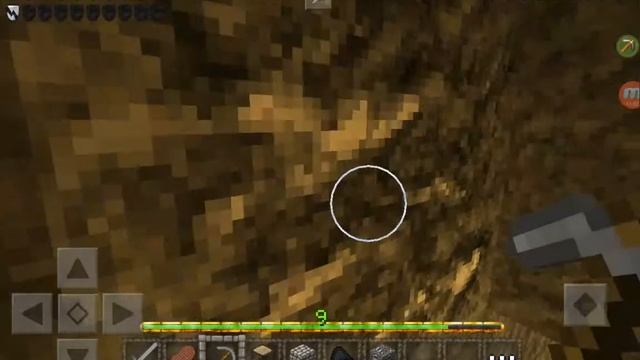 Прохождение игры майнкрафт PE 0.13.0 #4 поход в шахту смотреть онлайн