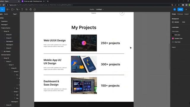 Figma Speed Art - Personal Portfolio Design смотреть онлайн