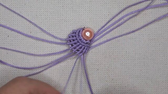 РАКУШКА МАКРАМЕ. MACRAME SEASHELL. смотреть онлайн