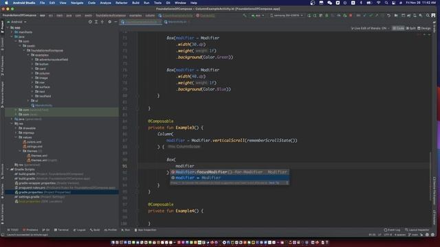 jetpack compose column example | jetpack compose column scrollable | jetpack compose column | day9 смотреть онлайн