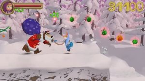 Маша и Медведь/ Копмьютерная игра №0004 - Догонялки/ Догнать Мишку