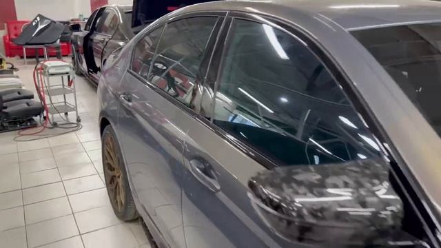 BMW - внешний тюнинг элементы из кованого карбона смотреть онлайн
