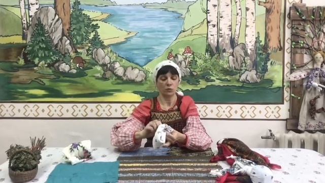 Мастер-класс "Кукла из материнского платка". смотреть онлайн