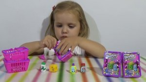 Шопкинс корзинки сюрпризы с игрушками распаковка Shopkins surprise toys unboxing