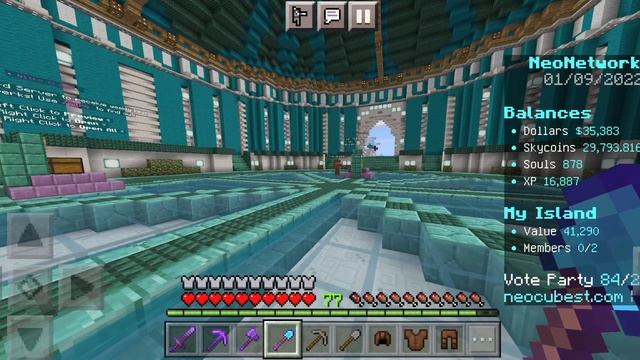 Best skyblock server for bedrock and java (crossplay) 2022 смотреть онлайн