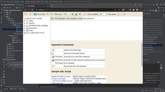 Java Spring Boot - JPA - Hibernate - H2 - Entities Inheritance Mapping - @MappedSuperclass смотреть онлайн