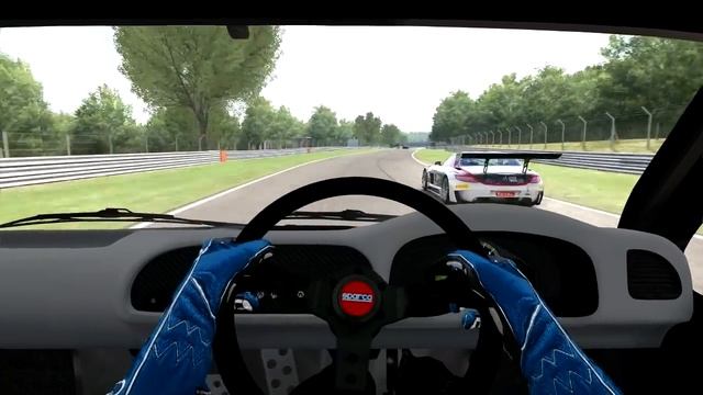 Onboard Ford Supervan III vs GT3 Racing Cars at Brands Hatch смотреть онлайн